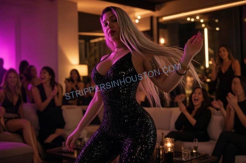 dancer performing at a party