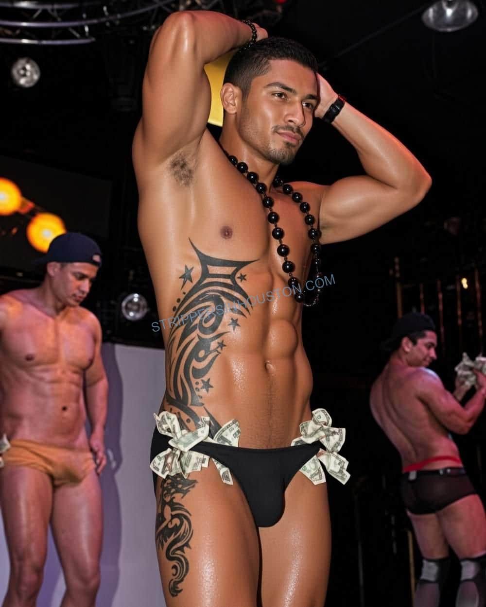 Santi, male dancer on our Houston roster