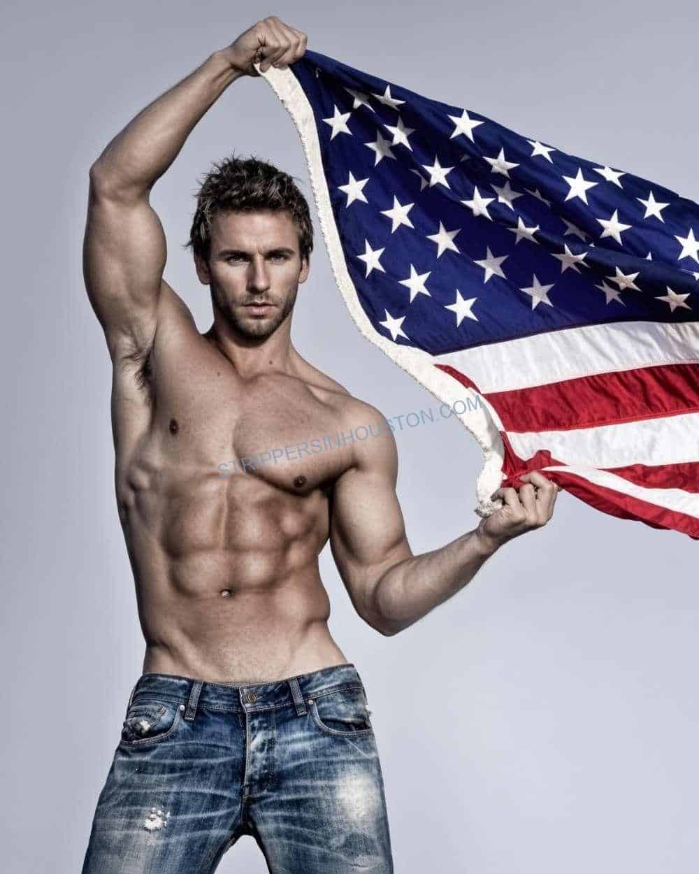 Tommy, male dancer for Houston parties